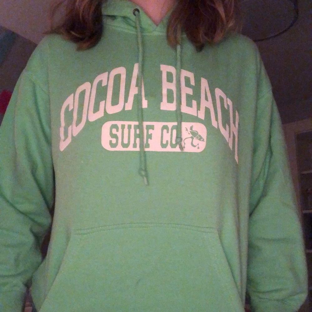 Green Cocoa Beach sweatshirt